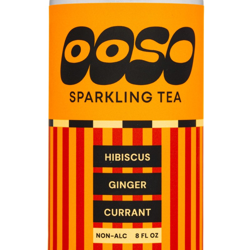 OOSO Hibiscus Ginger Currant Non-Alcoholic Sparkling Tea