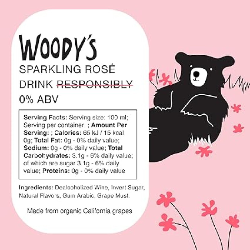 Woody's N/A Sparkling Rose