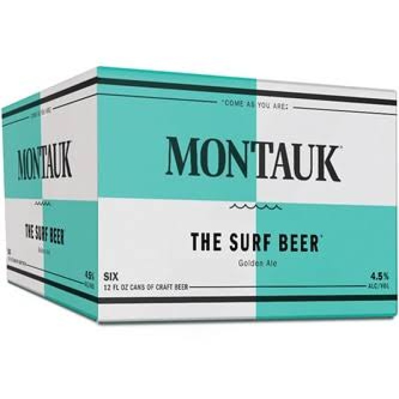 Montauk The Surf Beer 6 Cans Pk