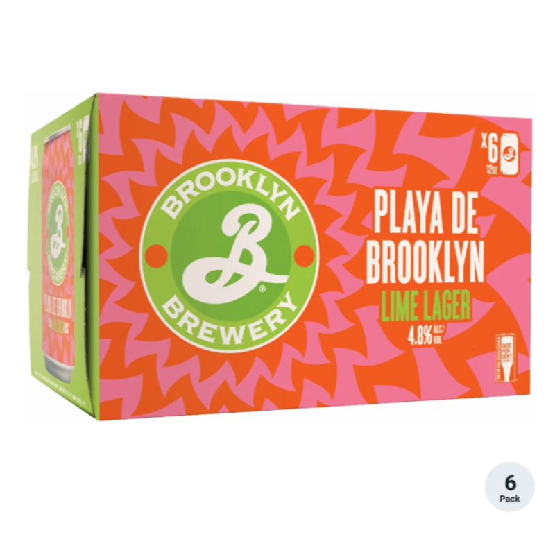 Brooklyn Playa De Brooklyn Lime Lager 6 Cans Pk