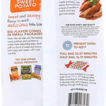 Alexia Crispy Bite Size Sweet Potato Puffs 20 Oz