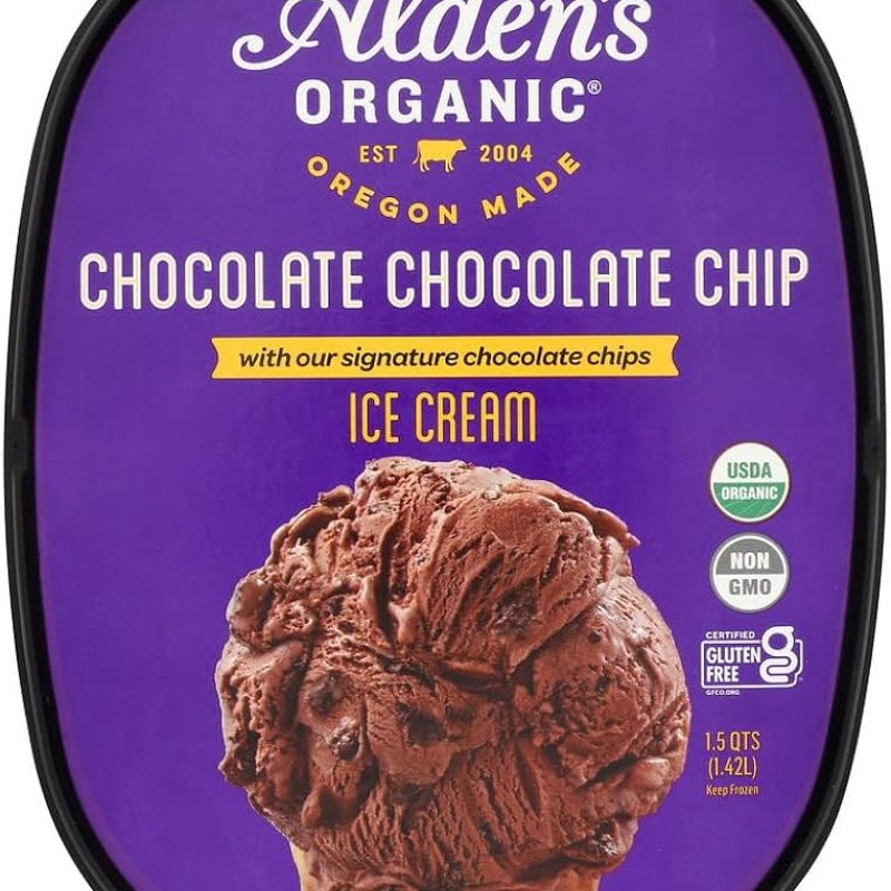 Alden’s Organic Chocolate Chip Ice Cream