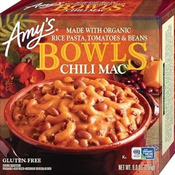 Amy's Frozen Gluten Free Chili Mac Bowl