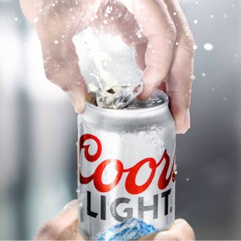 Coors Light Lager Beer 24oz Can