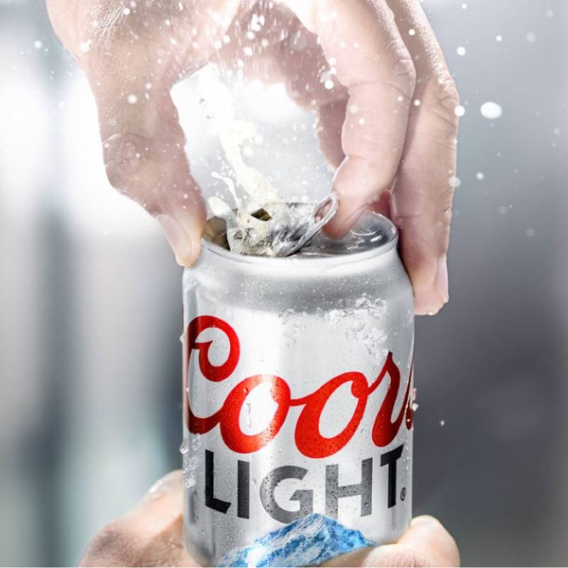 Coors Light Lager Beer 24oz Can