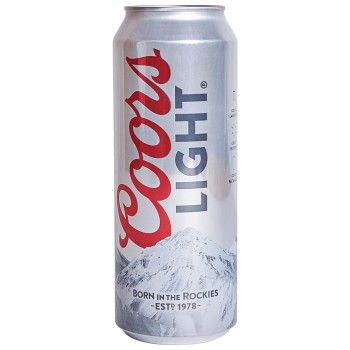 Coors Light Lager Beer 24oz Can