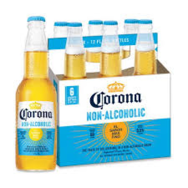 Corona Non-Alcoholic Beer 6-Pack Bottles