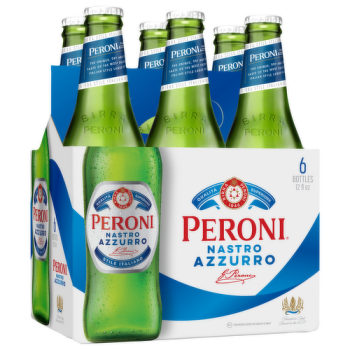 Peroni Nastro Azzurro Italian Lager Beer 6-Pack