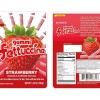 Bourbon Fettuccine Gummi Strawberry Candy