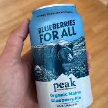 Peak Organic Maine Blueberry Ale
