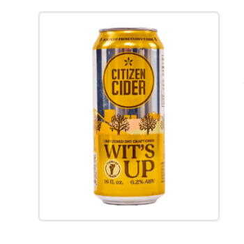 Citizen Cider Wit's Up Apple Unfiltered