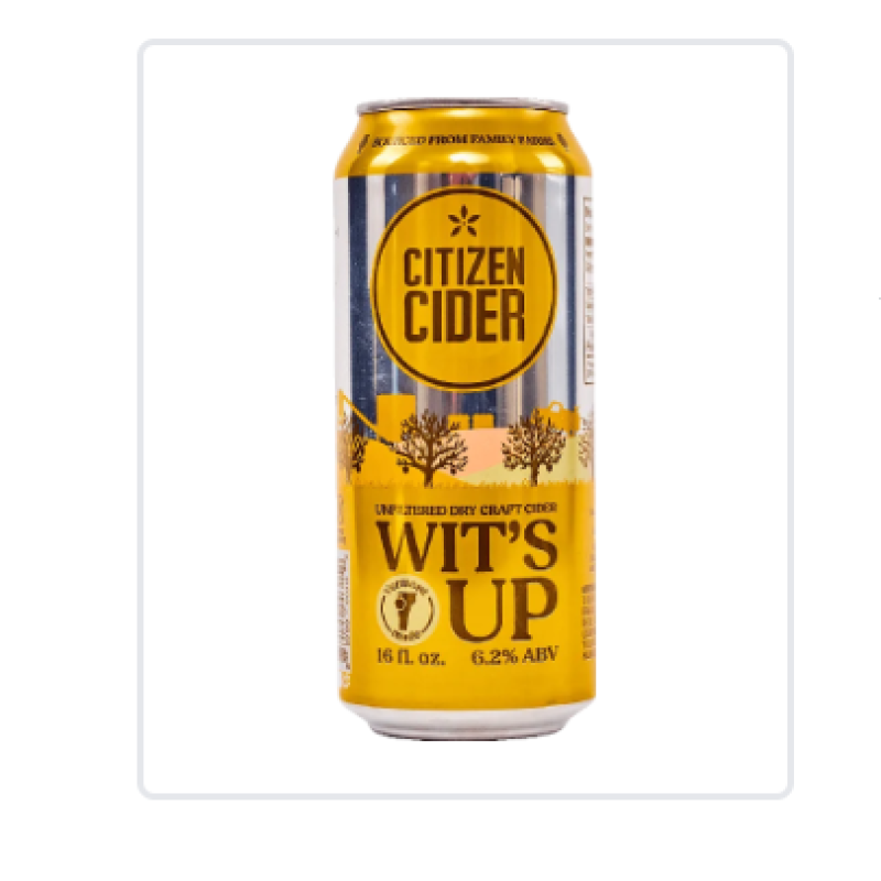 Citizen Cider Wit's Up Apple Unfiltered