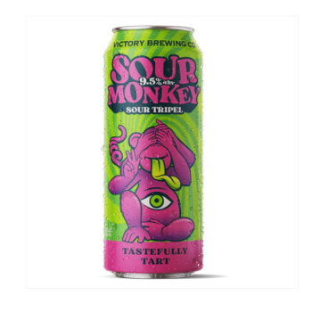 Victory Sour Monkey Belgian-Style Sour Ale 19oz Can