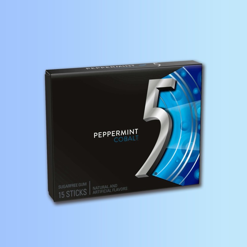 5 Gum Peppermint Cobalt