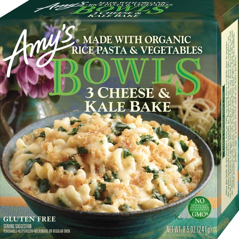 Amy's Bowls 3 Cheese & Kale Bake