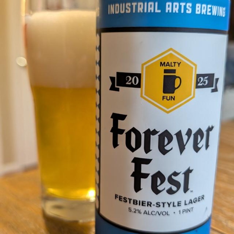 Industrial Arts Forever Fest Festbier-Style Lager