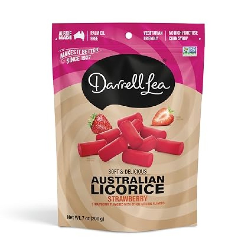 Darrell Lea Australian Licorice Strawberry