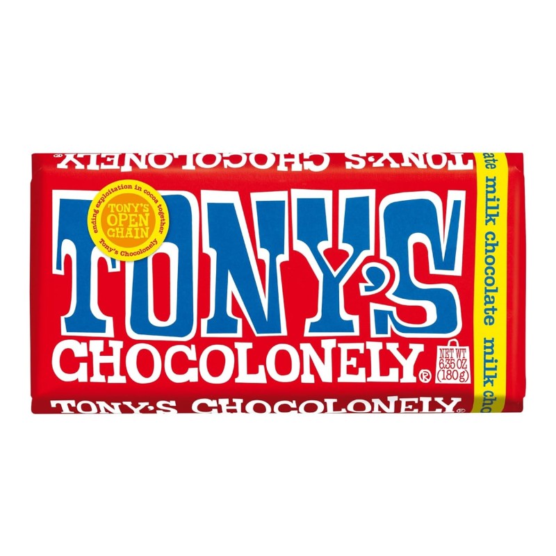 Tony’s Chocolonely Belgian Milk Chocolate Bar