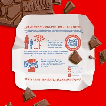 Tony’s Chocolonely Belgian Milk Chocolate Bar