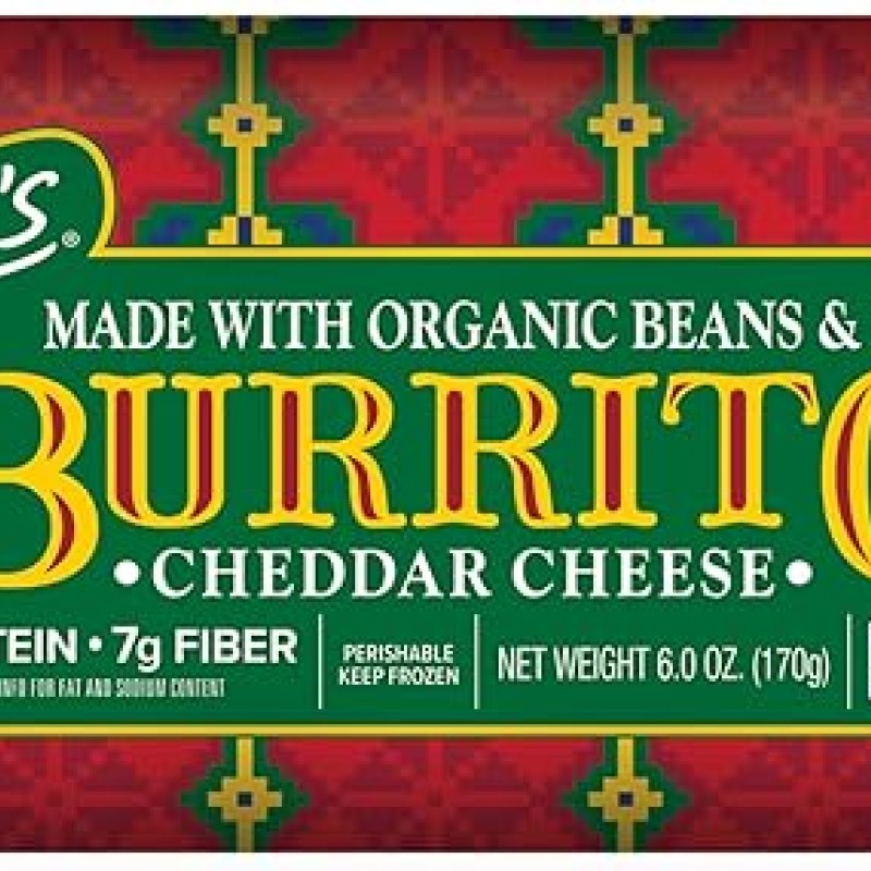 Amy's Burrito Cheddar Cheese
