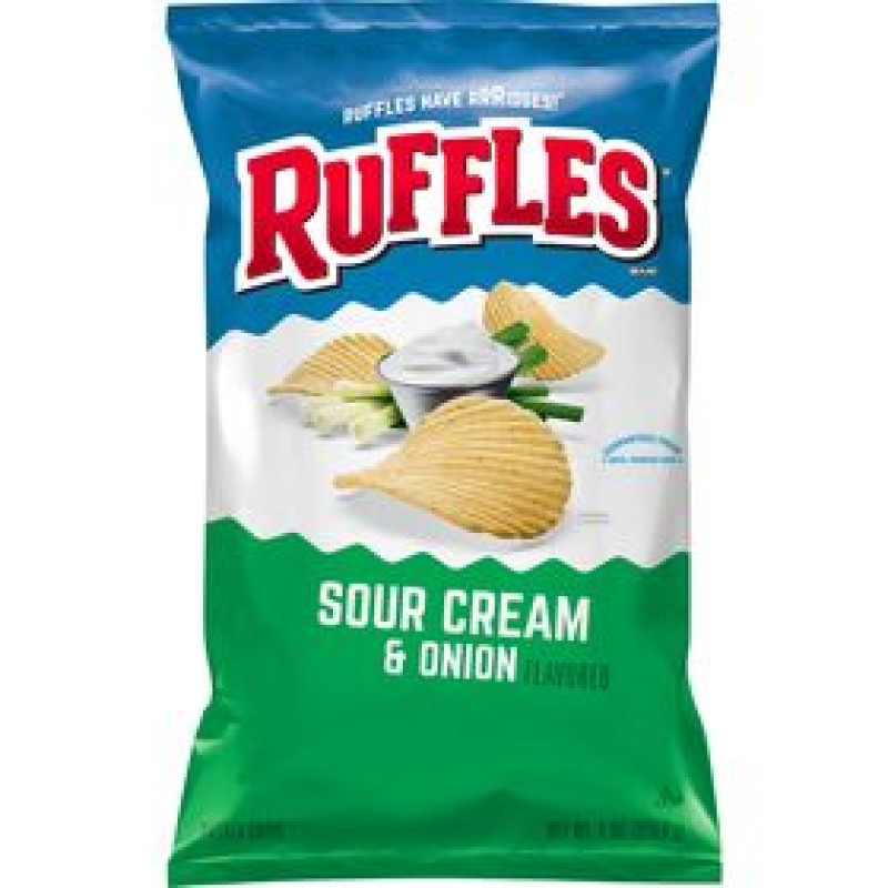 Ruffles Sour Cream & Onion Potato Chips