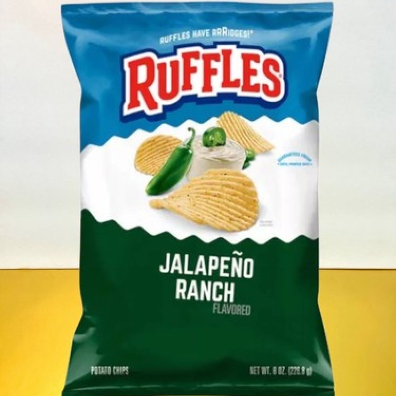 Ruffles Jalapeño Ranch Potato Chips