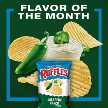 Ruffles Jalapeño Ranch Potato Chips