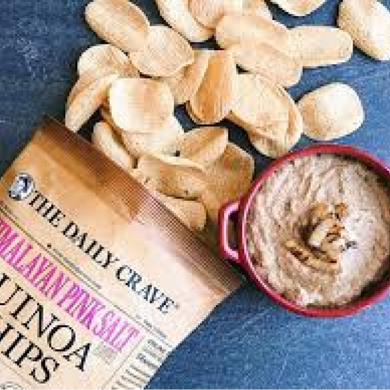 The Daily Crave Himalayan Pink Salt Quinoa Chips