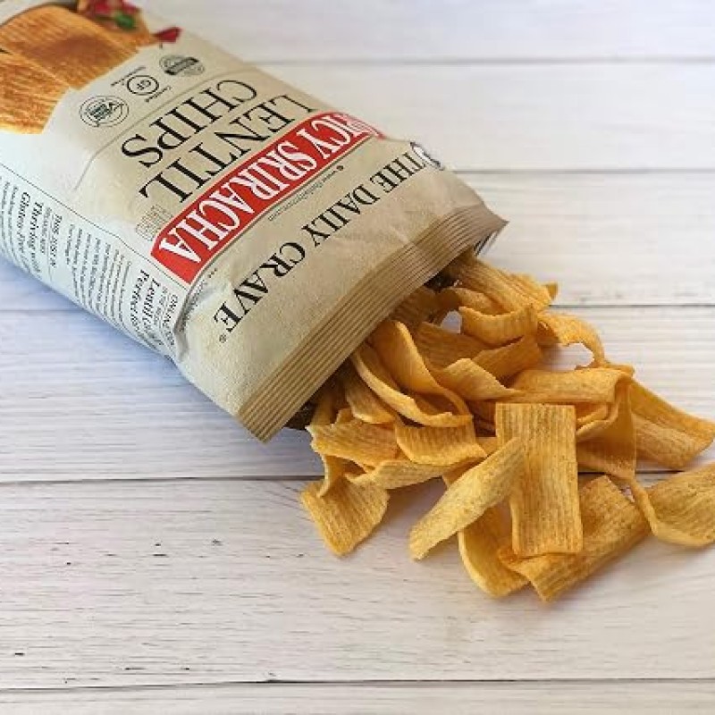 The Daily Crave Spicy Sriracha Lentil Chips