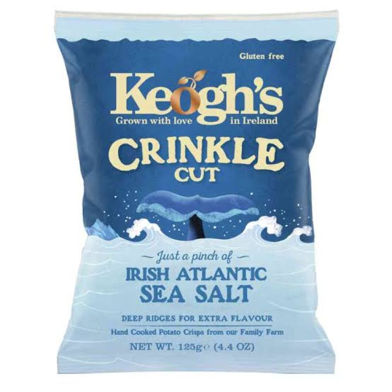 Crinkle Cut Potato Chips with Atlantic Sea Salt