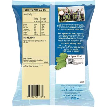 Crinkle Cut Potato Chips with Atlantic Sea Salt