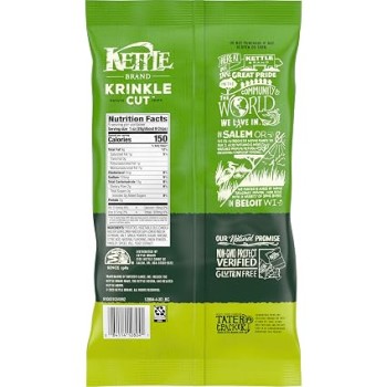 Kettle Brand Krinkle Cut Dill Pickle Potato Chips