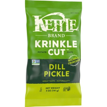 Kettle Brand Krinkle Cut Dill Pickle Potato Chips