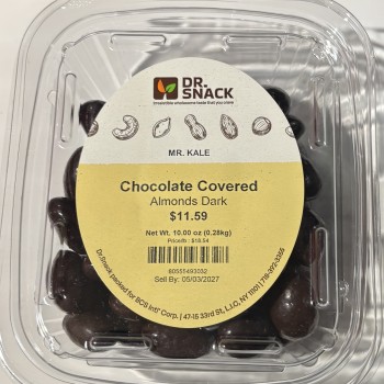 Mr. Kale Chocolate Covered Almonds Dark