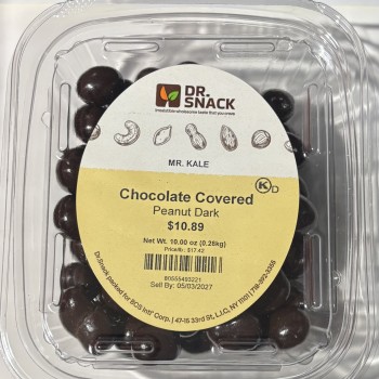 Mr. Kale Chocolate Covered Peanut Dark