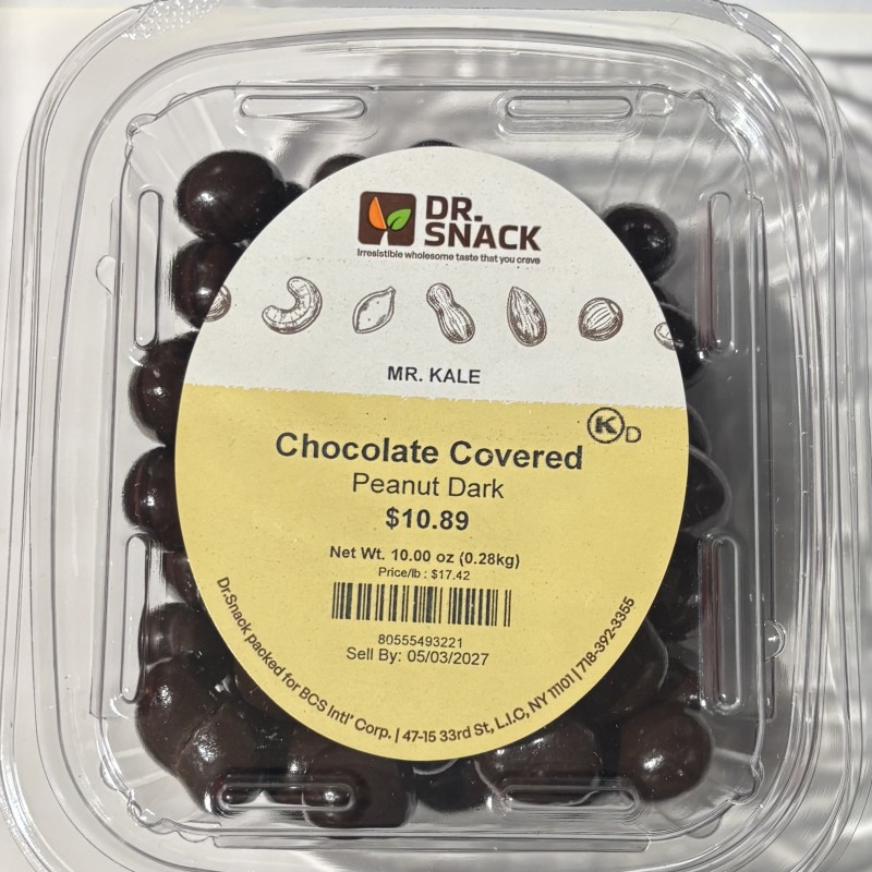 Mr. Kale Chocolate Covered Peanut Dark