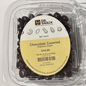MR .KALE CHOCOLATE COVERED RAISINS DARK