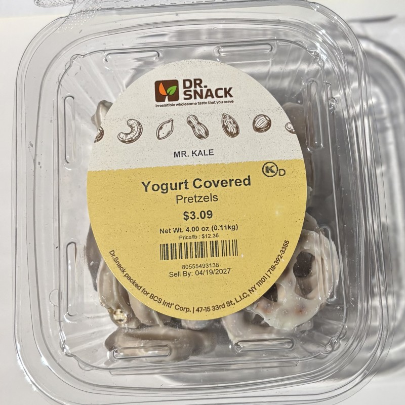 Mr. Kale Yogurt Covered Pretzels