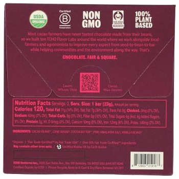 TCHO Organic Dark & Salty Chocolate Bar