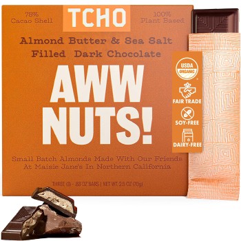 TCHO Aww Nuts Chocolate Bar