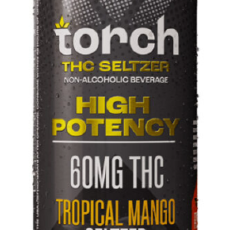 Torch THC Seltzer High Potency Tropical Mango
