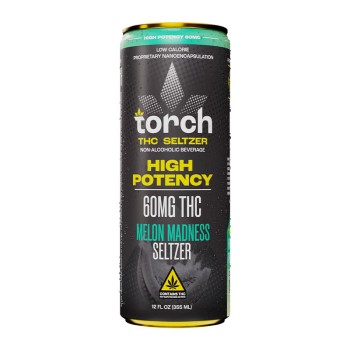 Torch THC Seltzer High Potency Melon Madness