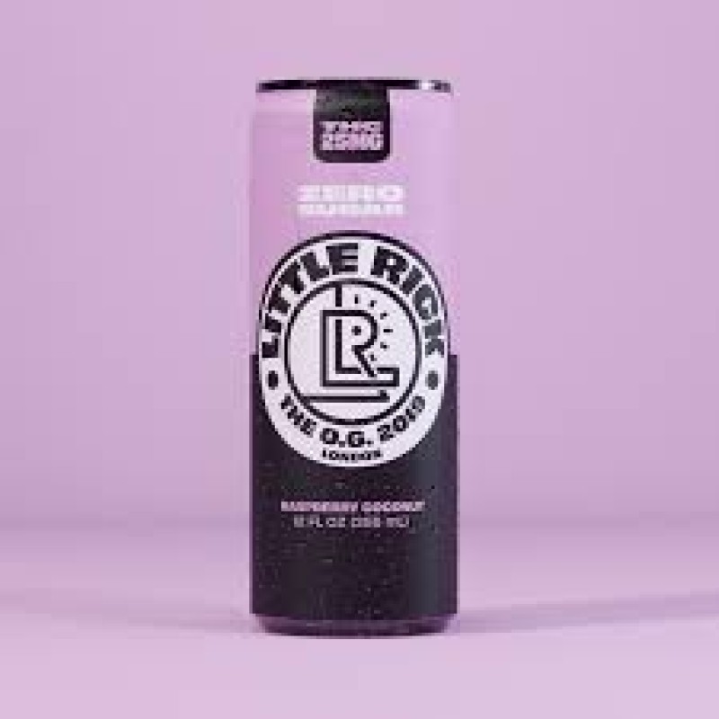 Little Rick Sparkling Hemp Drink Raspberry Coconut