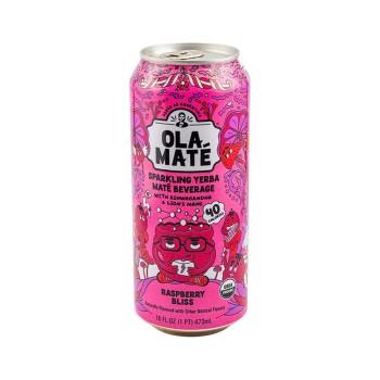 Ola Mate Sparkling Yerba Mate Raspberry Bliss