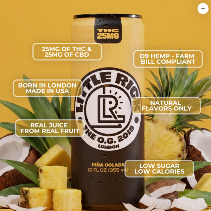 Little Rick Hemp Drink Pina