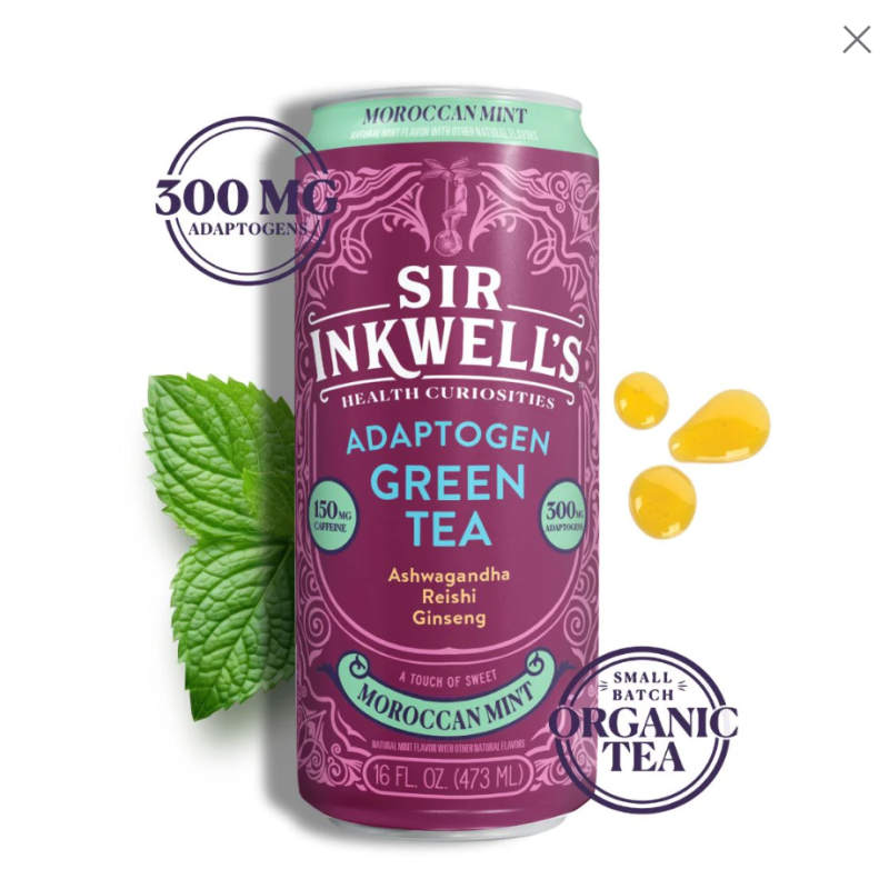 Sir Inkwell's Adaptogen Green Tea