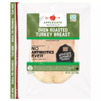 Applegate Natural Sliced Oven Roasted Turkey Breast