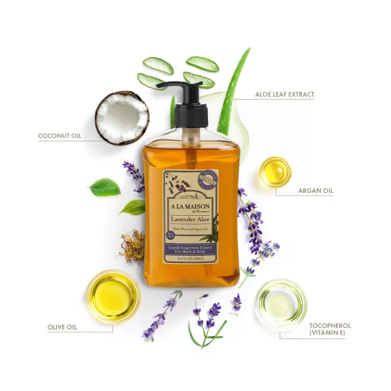 A La Maison Liquid Soap Lavender Aloe A La Maison Liquid Soap Lavender Aloe