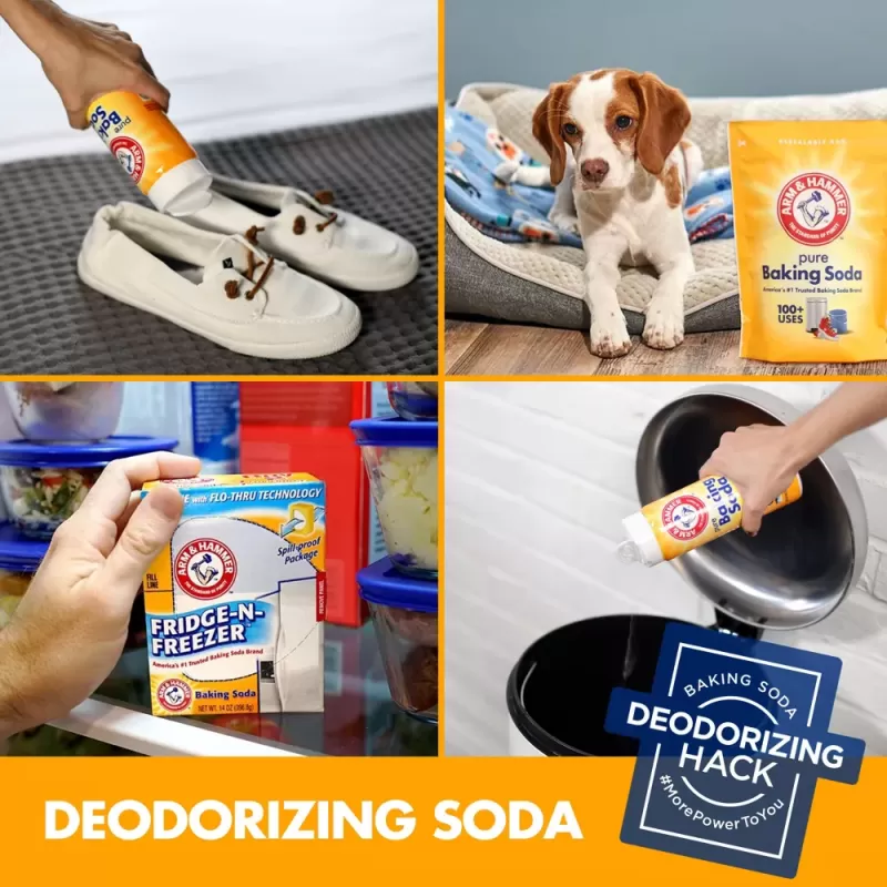Arm & Hammer Baking Soda Fridge-n-Freezer Odor Absorber - 14oz Arm & Hammer Baking Soda Fridge-n-Freezer Odor Absorber - 14oz