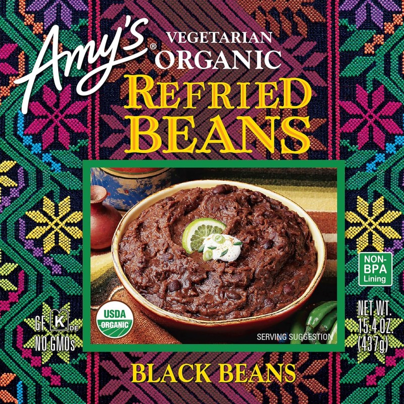 Amy's Organic Refried Black Beans Amy's Organic Refried Black Beans